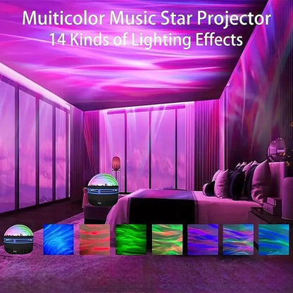 Aurora Starry Sky Projector-Blending Dreamy Aurora With Glittering Stars
